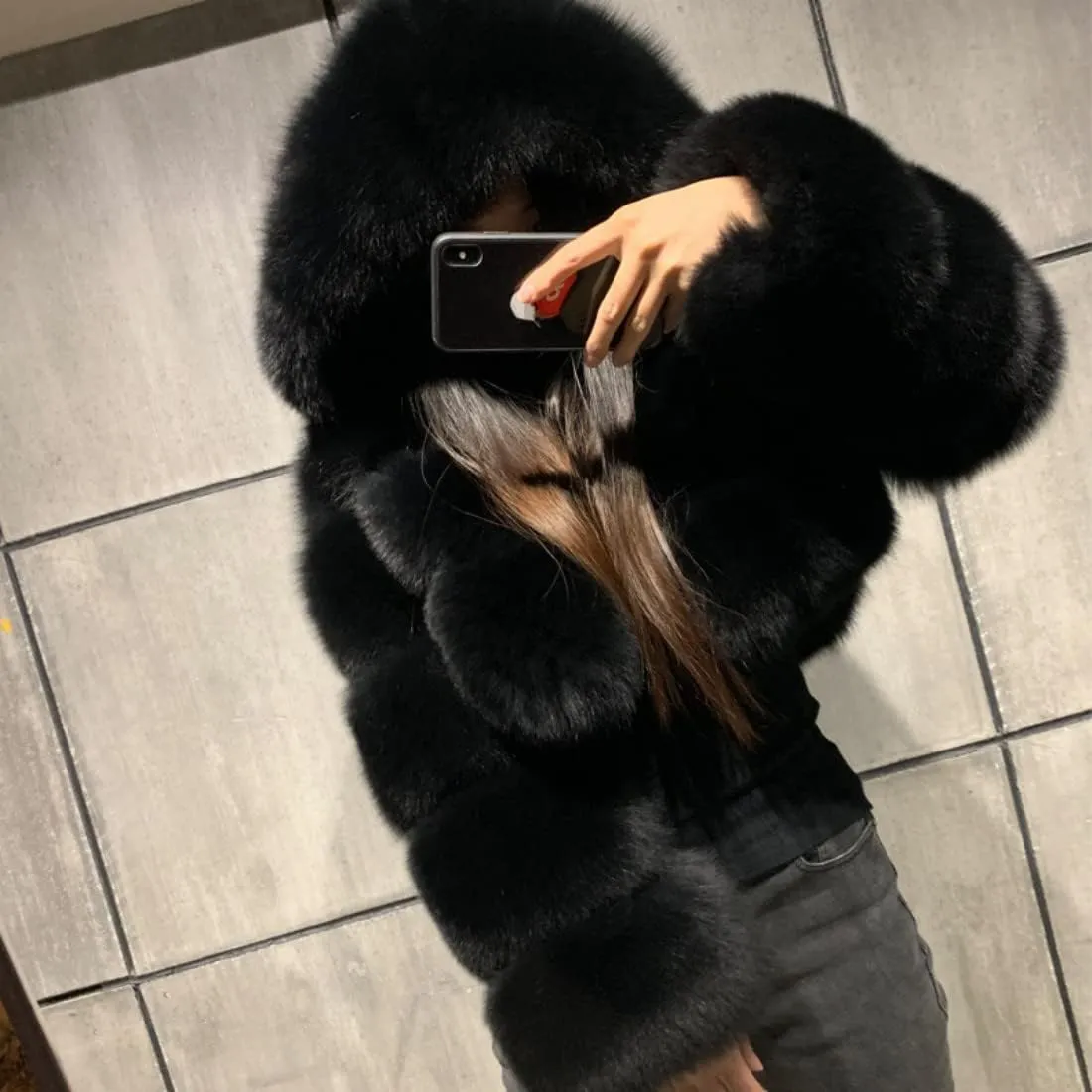 Faux Fur Women's Winter Warm Jacket Shawl Wrap Stole Shrug Wedding Cover Up Coat Outerwear Sweater