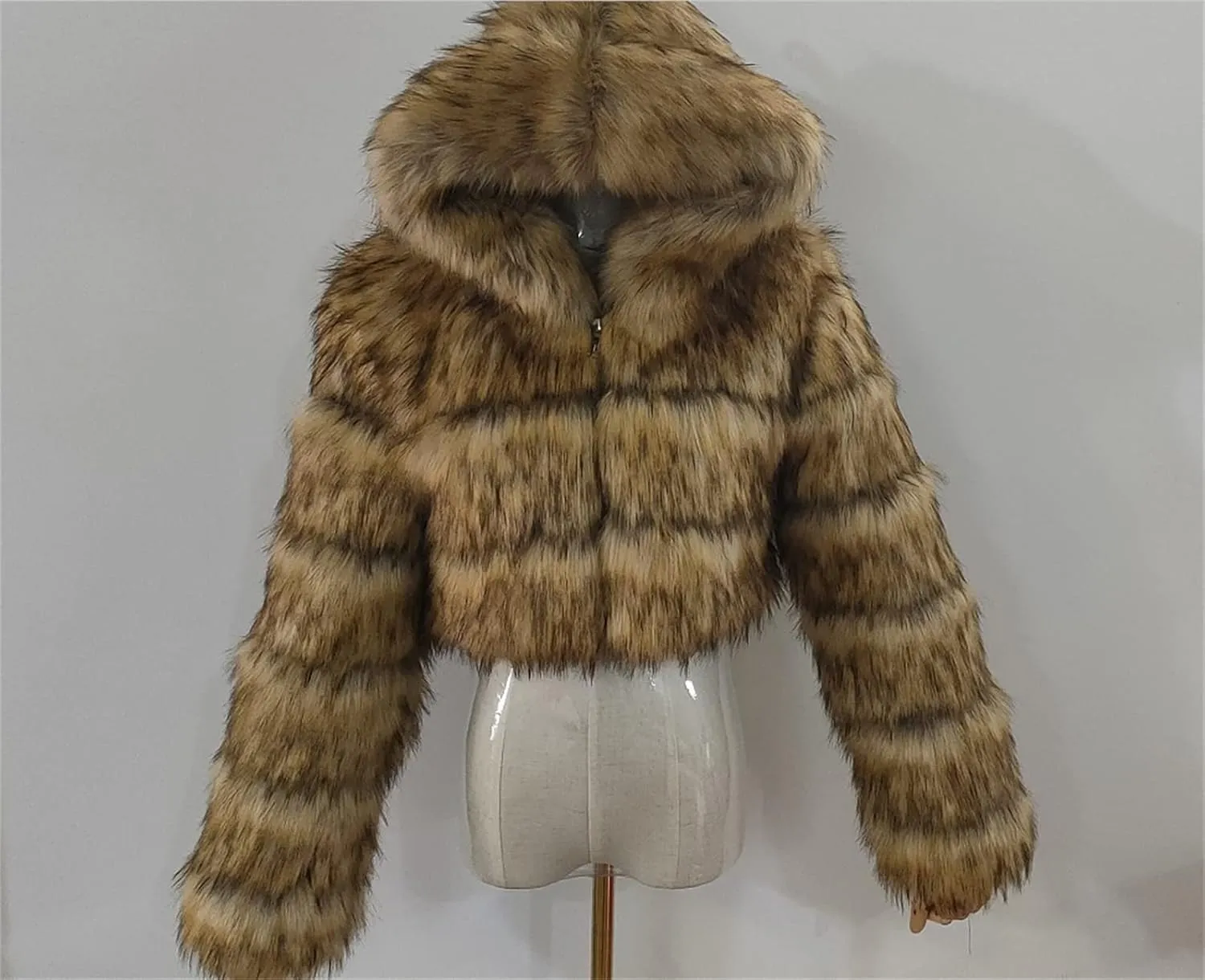 Faux Fur Women's Winter Warm Jacket Shawl Wrap Stole Shrug Wedding Cover Up Coat Outerwear Sweater
