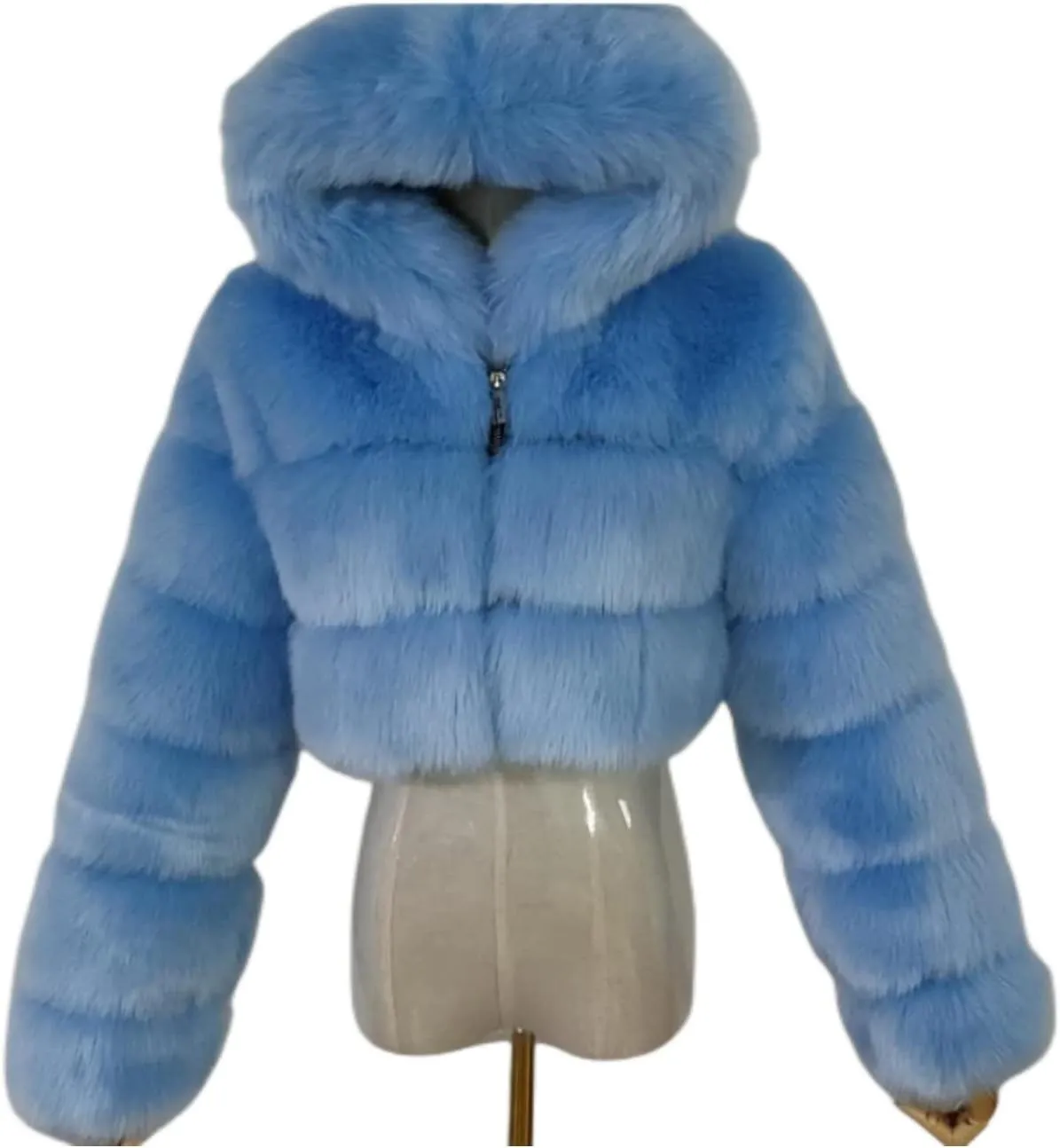 Faux Fur Women's Winter Warm Jacket Shawl Wrap Stole Shrug Wedding Cover Up Coat Outerwear Sweater