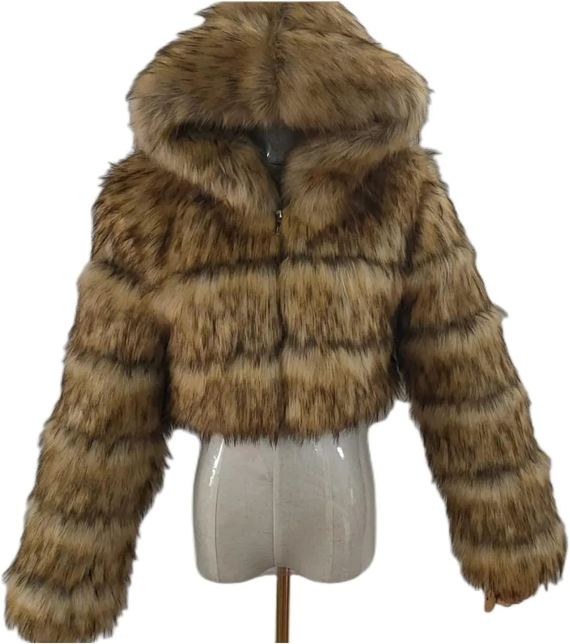 Faux Fur Women's Winter Warm Jacket Shawl Wrap Stole Shrug Wedding Cover Up Coat Outerwear Sweater