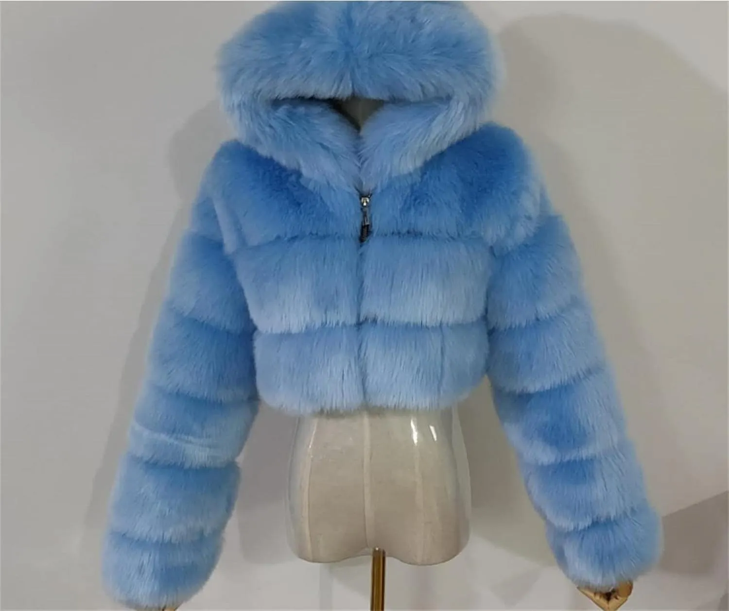 Faux Fur Women's Winter Warm Jacket Shawl Wrap Stole Shrug Wedding Cover Up Coat Outerwear Sweater