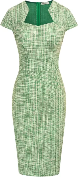 GRACE KARIN Dress Women Pencil Dress Cap Sleeve Pencil Dress