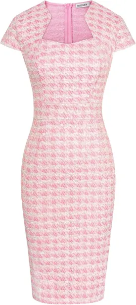 GRACE KARIN Dress Women Pencil Dress Cap Sleeve Pencil Dress