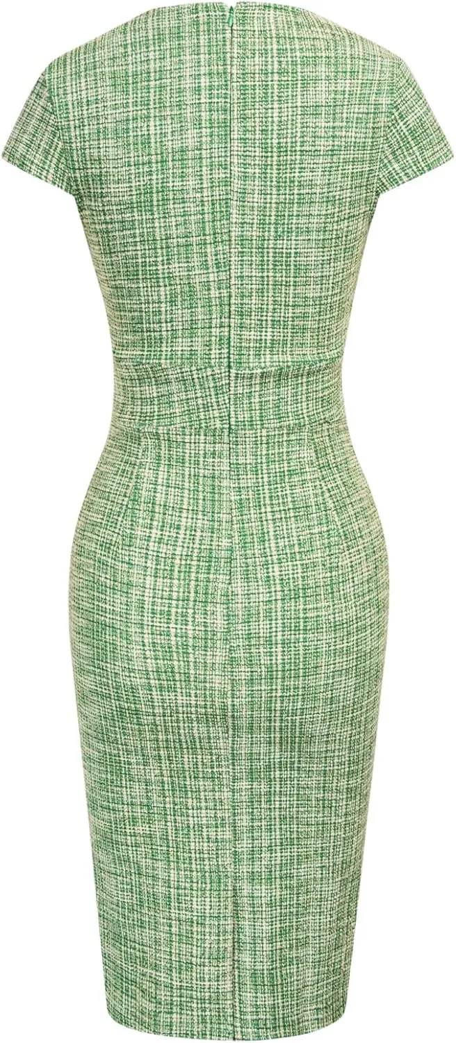 GRACE KARIN Dress Women Pencil Dress Cap Sleeve Pencil Dress