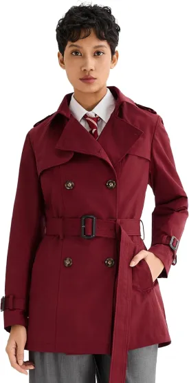 Orolay Women's Double Breasted Trench Coat Windbreaker Jacket with Belt