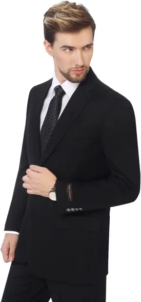 P&L Men's Casual Lightweight Regular Fit Solid Sport Coat Suit Blazer