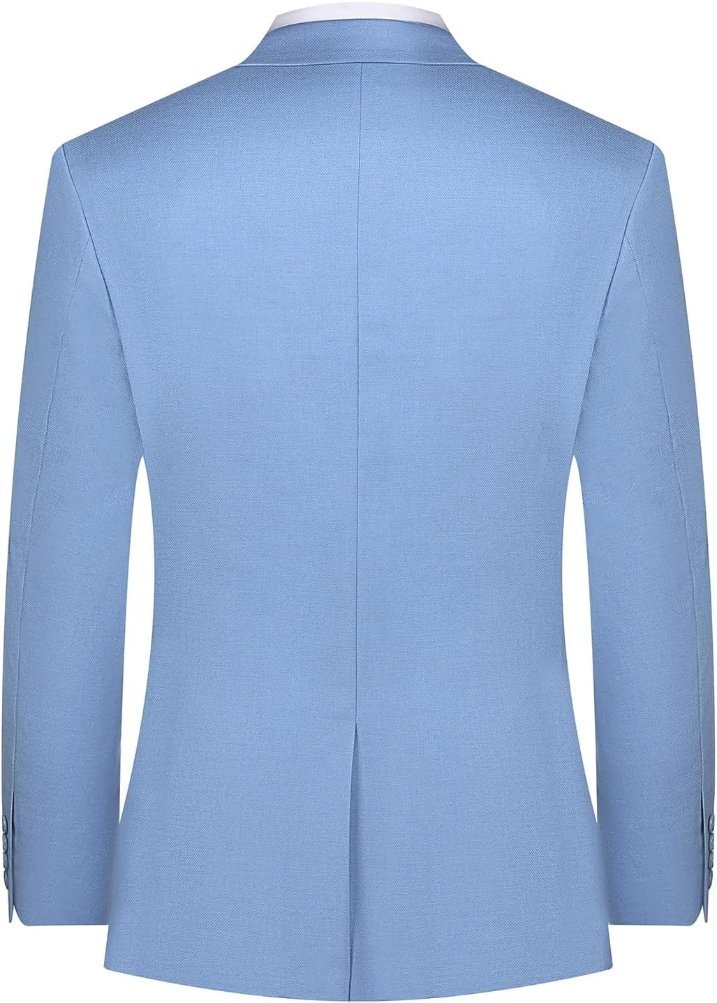 P&L Men's Casual Lightweight Regular Fit Solid Sport Coat Suit Blazer