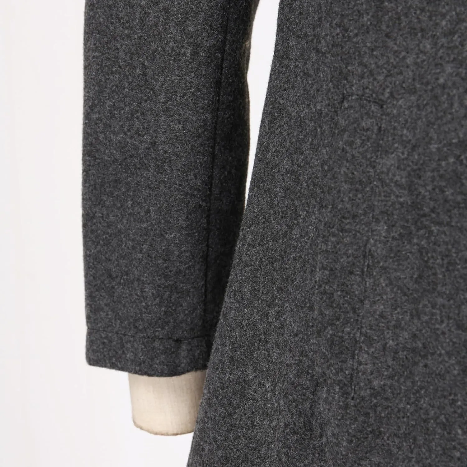 PeQAQ Women's Elegant Blazers Single Breasted Coat Winter Long Sleeve Mid Woolen Overcoat Work Office Pea Jackets Overcoats