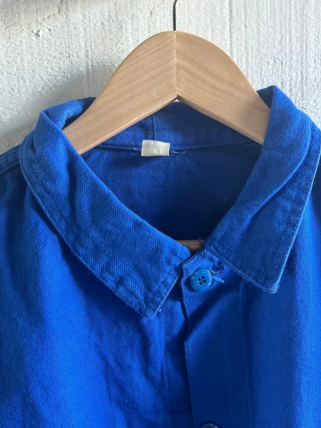 Vintage Indigo Chore Coat- Bright