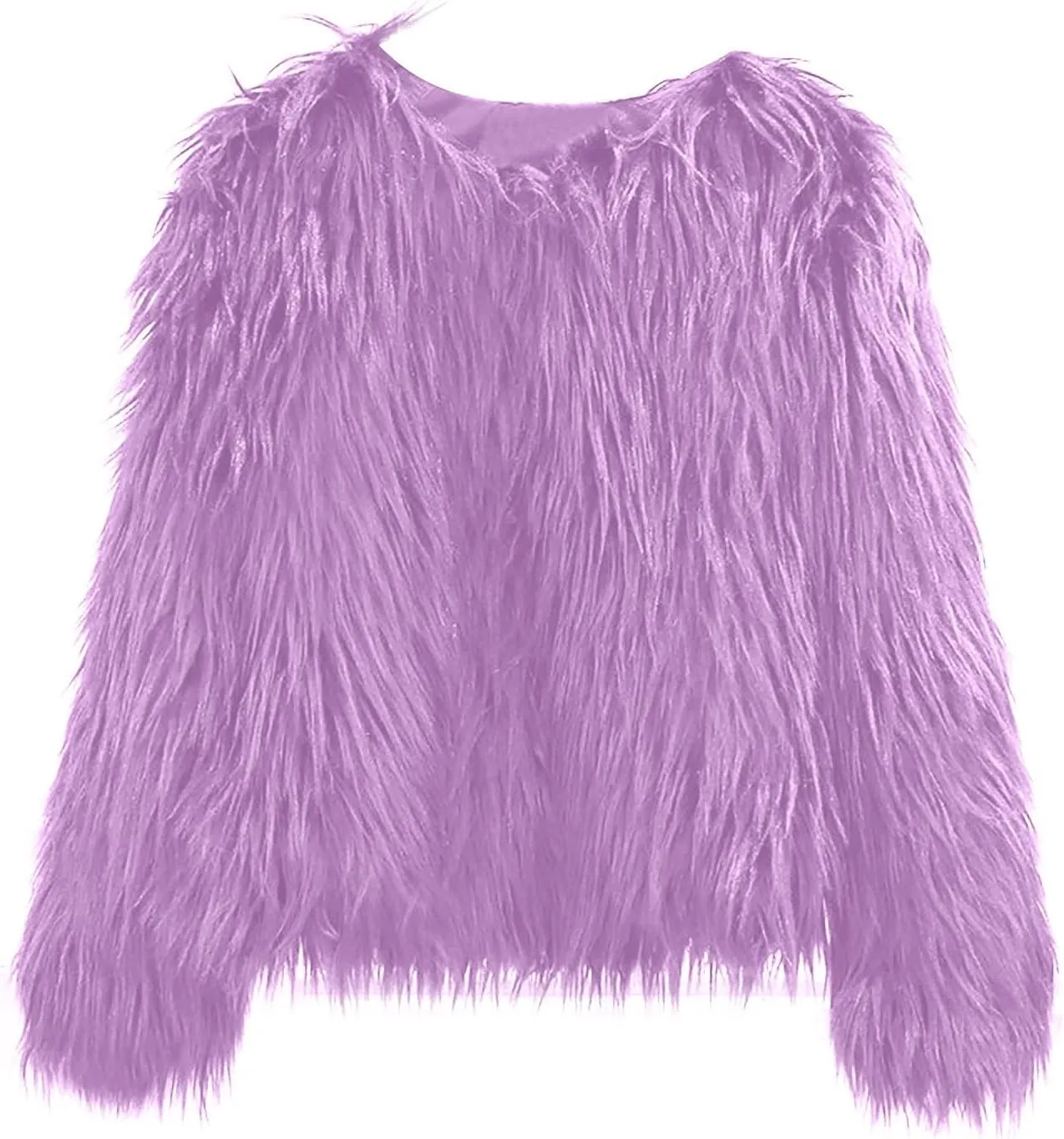 Womens Open Front Faux Fur Cardigan Winter Fashion Oversize Thermal Jackets Casual Long Sleeve Chunky Fuzzy Outwears