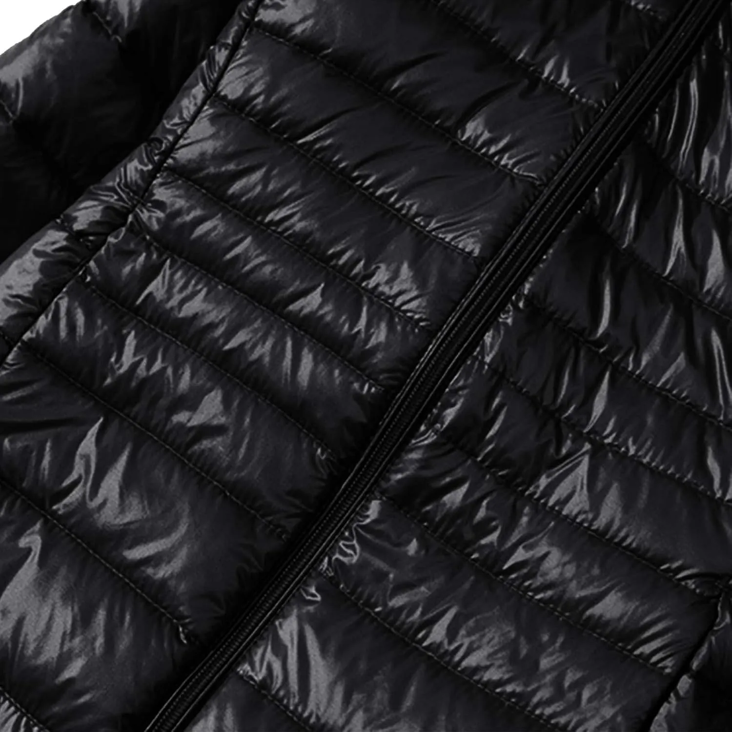 Women's Solid Color Mid Length Hooded Down Jacket with Drawstring Slim Fit Portable Outerwear Warmest Winter for